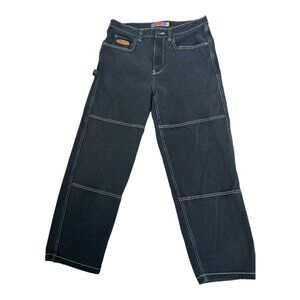 Empyre Men's 32 X 29 Black Denim Carpenter Jeans Y2K Streetwear Skater Casual